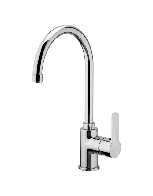 Paffoni Blu Sink Mixer with Swivel Curved Spout BLU180CR