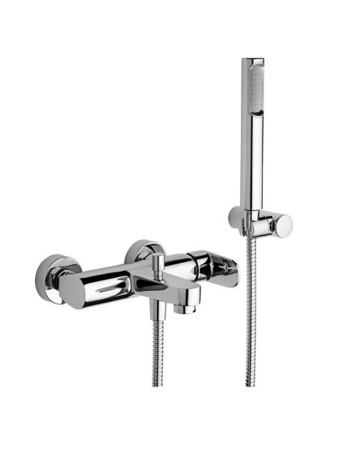 Paffoni Candy bath shower mixer with chrome diverter CA023CR