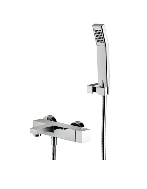 Paffoni Elle external bath mixer with articulated chrome support EL023CR