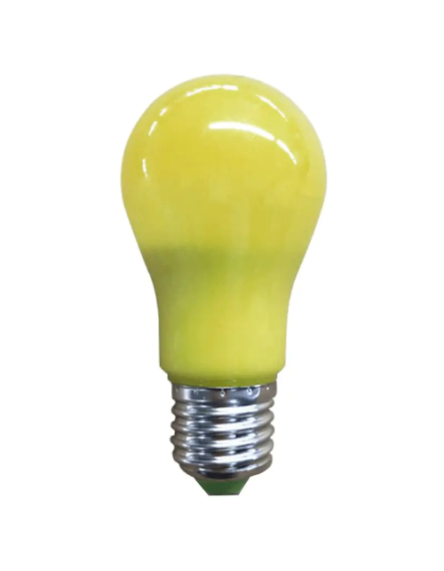 Lampada Duralamp LED 6W goccia colore giallo/arancio LA55Y