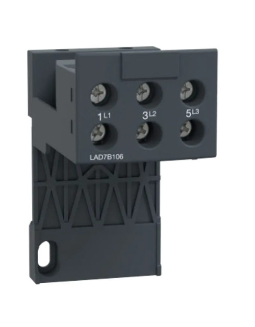 Telemecanique terminal block for TeSys D LAD7B106 thermal relays