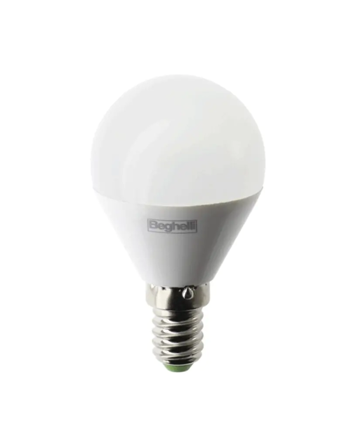 Beghelli LED Sphere Bulb E14 5W 3000K Warm Light 56985