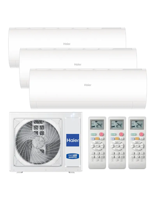 Climatizzatore Trial Split Haier Pearl 9000+12000+12000BTU 2,5kW+3,5+3,5kW WIFI R32