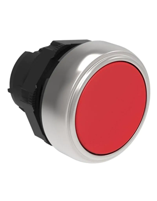 Bouton d'impulsion rouge rasé Lovato Platinum LPCB104