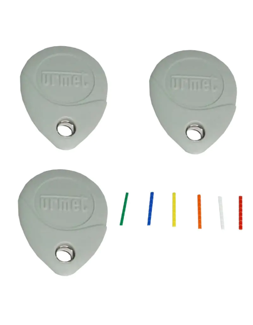 Kit de clés de proximité supplémentaires Urmet pcs. 3 Urmet 1056/032