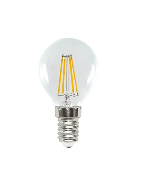 Poliplast LED filament sphere bulb 5W 3000K E14 socket 500761W