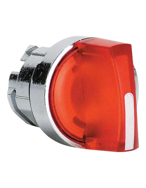 Testa selettore Telemecanique luminoso a LED Rosso 3 posizioni ZB4BK1343