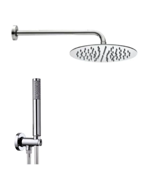 Shower kit with 20 cm Bossini Tetis shower head and flexible hose M92050000030008