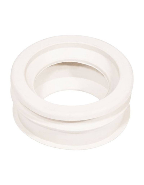 Idroblok WC drain clamp 30x44 mm in white rubber 01011444