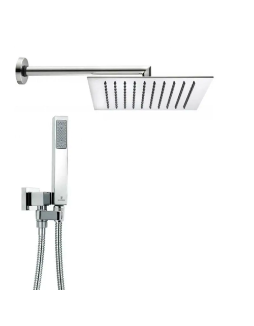 Shower kit with Bossini shower head with hand shower and flexible hose M92058000030008