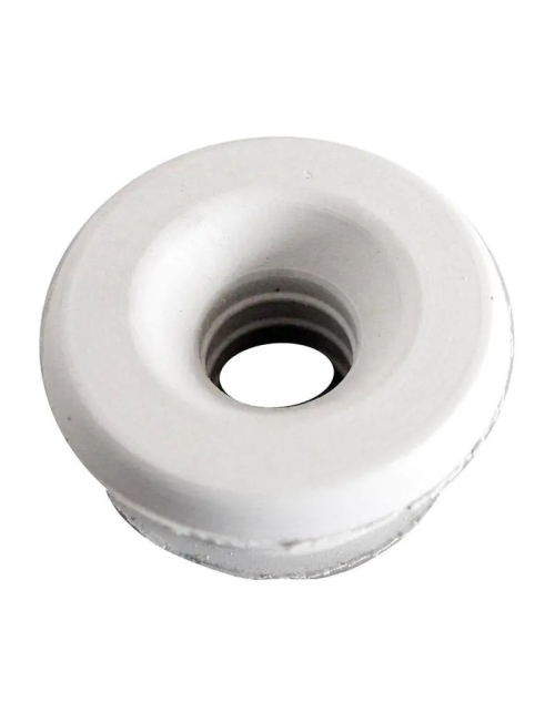 Abrazadera de desagüe Idroblok 33x14 mm goma blanca 0101133414