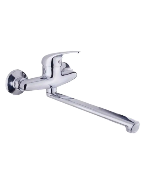 Wall mounted sink mixer Mc with chrome swivel spout