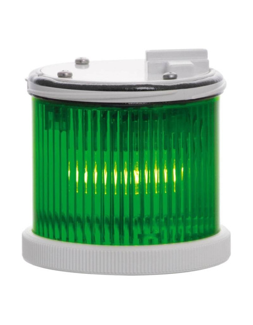 Modulo luminoso lampeggiante Sirena TWS Flashing 24/240 AC/DC cupola verde 27724