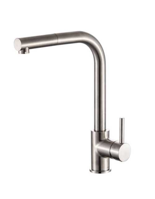 Sink mixer Mc lever adjustable spout brass nickel