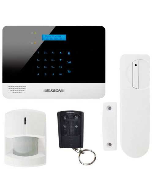 Kit d'alarme intrusion Elkron avec unité de commande radio CR600 PLUS 80KT2S00111