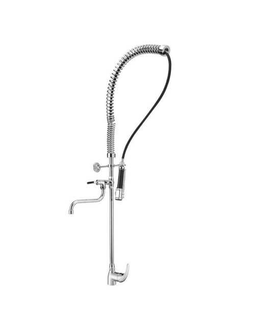 Kitchen Mixer with Shower and Tap Porta e Bini Pro Line Chrome 05500CR