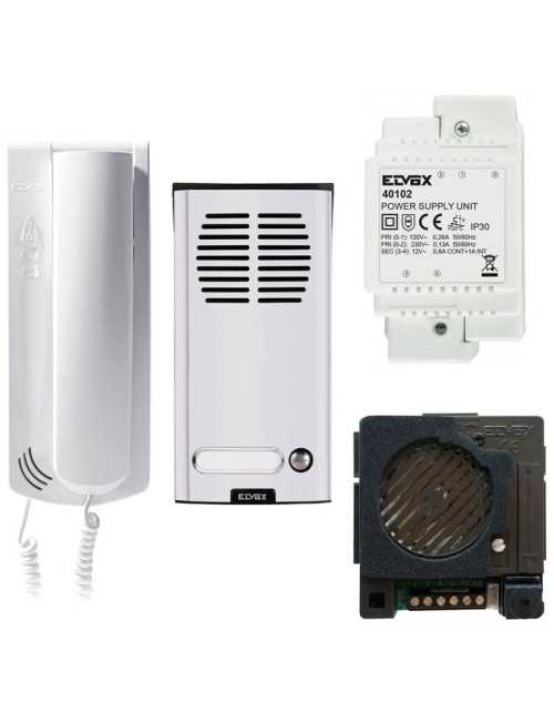 Vimar Elvox System Single-family 4+1 Wire Intercom Kit K62K0.01