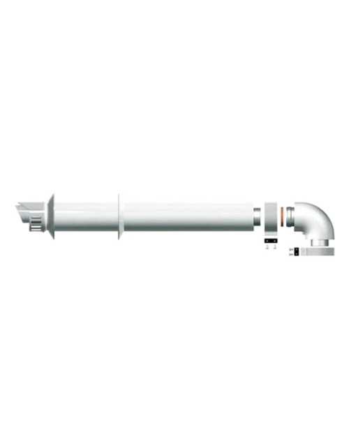 Coaxial Flue Gas Exhaust Kit 60/100 Chaffoteaux for boilers 3318073