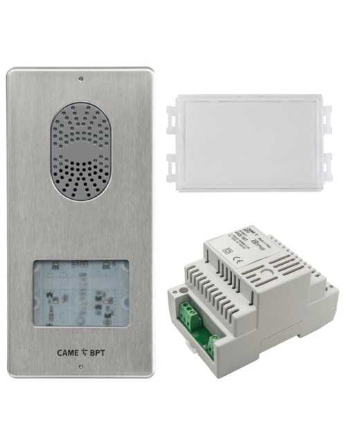 BPT basic intercom kit with LITHOS 2-wire system keypad