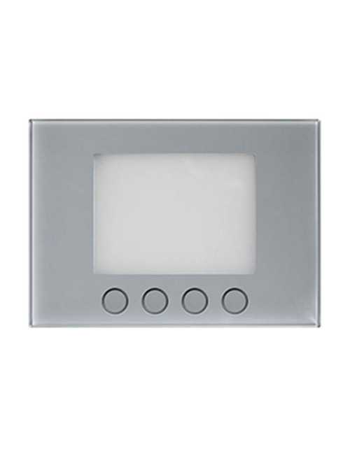 Urmet Alpha display module with colour display and 4 grey buttons 1168/1G