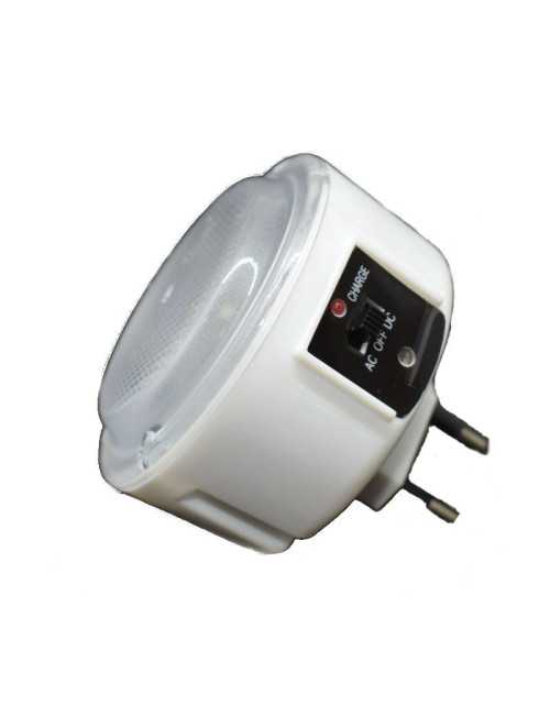 Mini lámpara recargable de 3 LED con interruptor crepuscular 220V H9004L