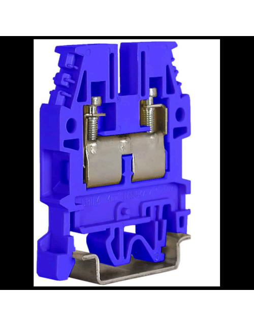 Borna pasante estándar Cabur 4mm2 Azul CBX24