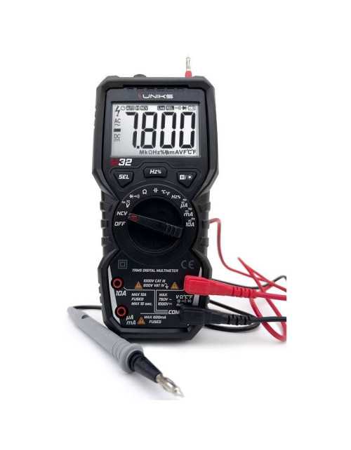 TRMS digital multimeter Uniks AC/DC M32