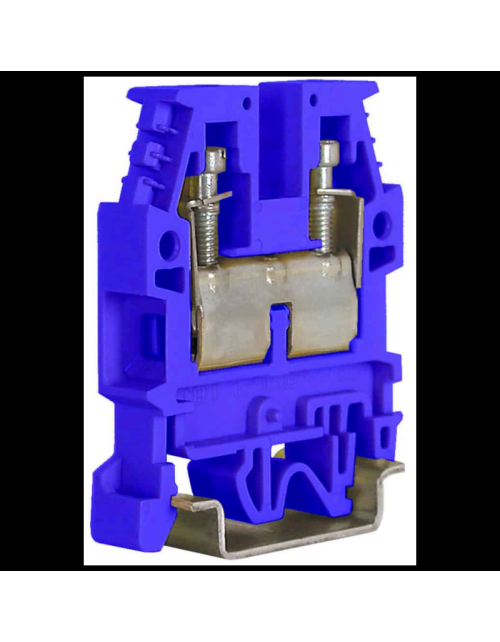 Borna pasante estándar Cabur 6mm2 Azul CBX34