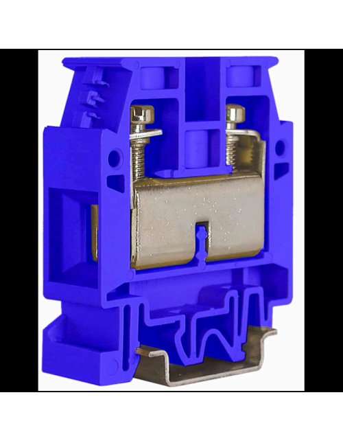 Cabur standard pass-through terminal block 35mm2 Blue CBX62