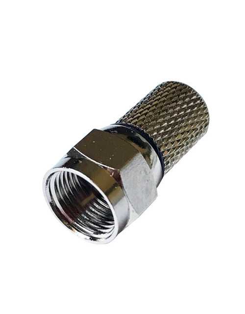 Conector F FTE CF125 a Tornillo para cable 6 mm Piezas 100 CF125-100