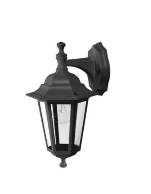 Farol Vittoria Poliplast negro envejecido 1XE27 IP33 400401N-60