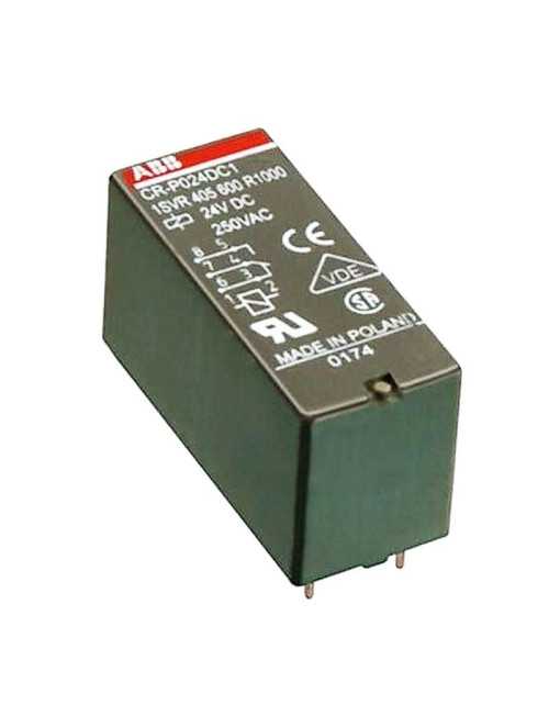 Mini Relais Abb 24VDC 2 contacts d'échange 8A 250V ER 521 5