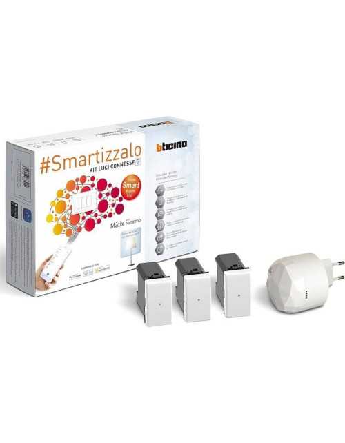 Kit Luci connesse Smart Bticino Matix bianco SAM3601KIT