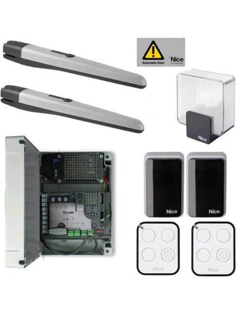 Nice Swing Gate Automation KIT bis zu 3 Meter 24 VDC TOONA4024BDKCE