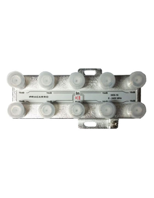 Fracarro 8-way TV shunt attenuation -16dB - 5/2400MHz