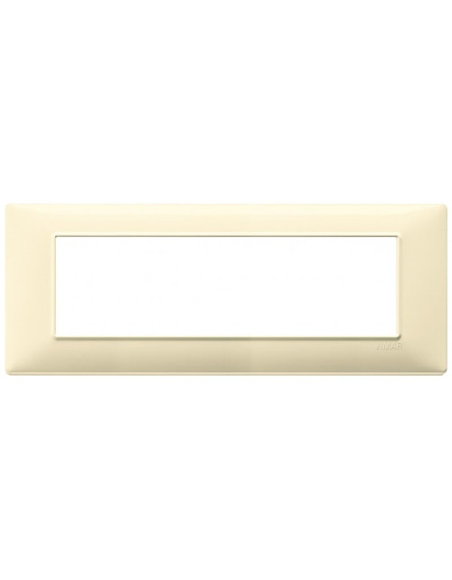 Vimar Plana 7-module plate cream color 14657.04