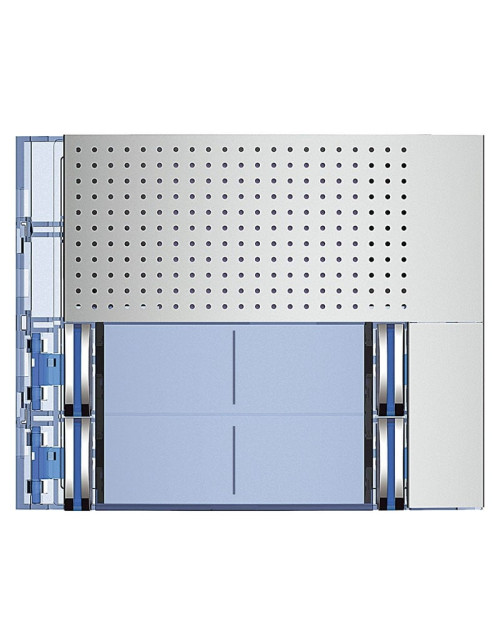 Panel frontal Bticino con 4 botones en columna Sfera 351081