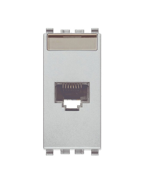 RJ45 socket Vimar Net Safe Copper gray color 20339.11.N