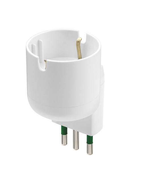 Vimar adapter plugs and sockets adapters white color RI.00304.B