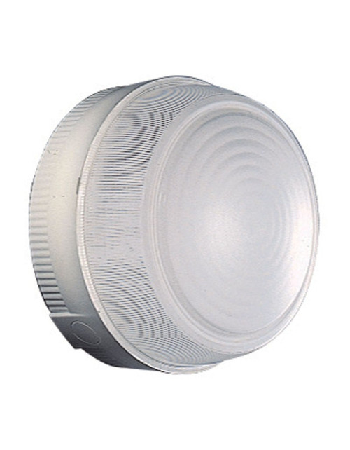 Gewiss round ceiling light diameter 180mm E27 IP44 gray GW80651