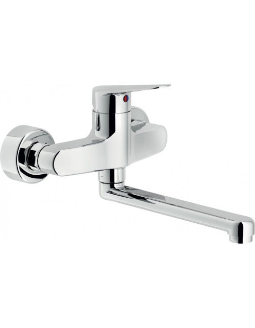 Nobili Blue Wall Mounted Mixer Tap for Washbasin