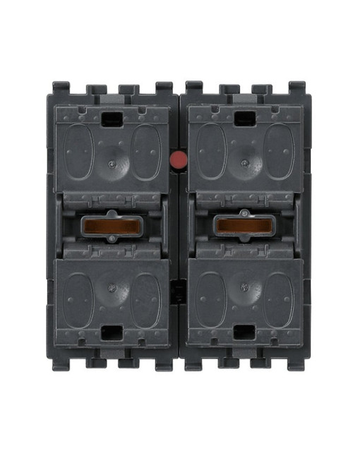 Two rocker buttons with roller shutters Vimar Eikon R20527