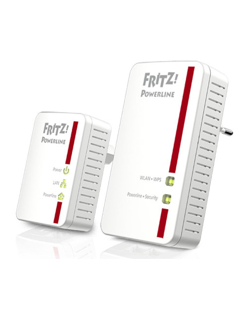 Extensión de red Lan y Wifi Powerline Fritzbox 540E 1GBE 20002684