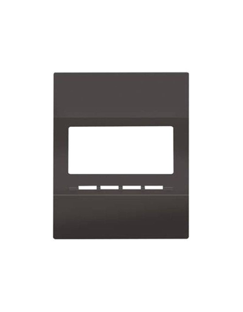 Perry front panel for thermostats compatible with Bticino Living Now Black 1PAF002NA