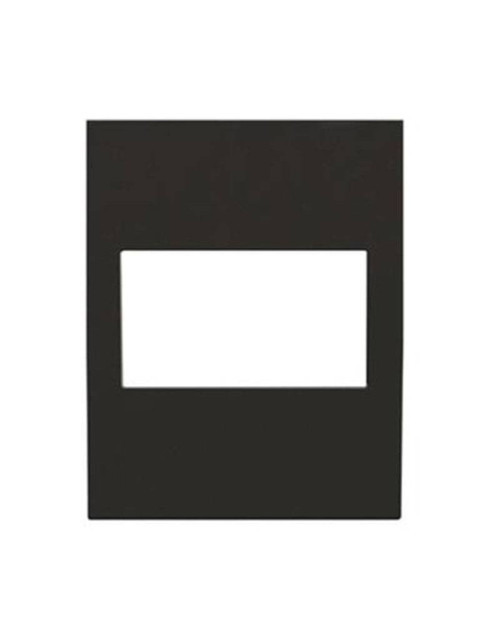 Panel frontal Perry para termostatos compatible con Bticino Living Now Negro 1PAF004NB