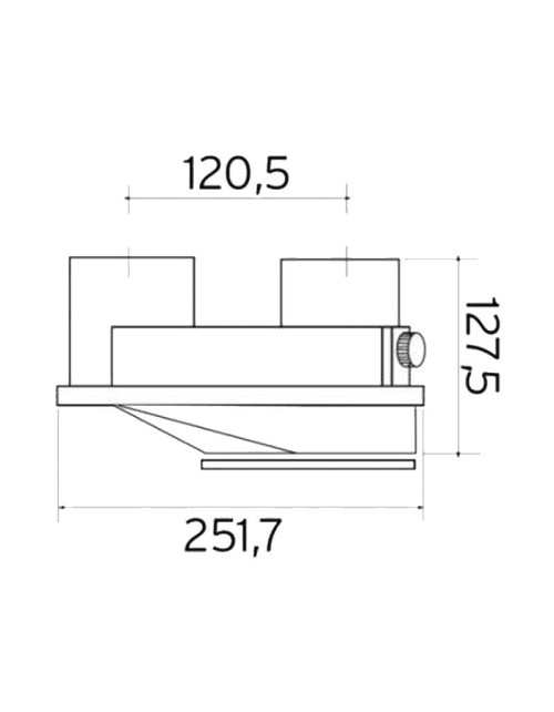 Divisor de humos Vaillant de 80/80 mm para calentadores de agua TurboMAG Plus