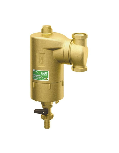 Far 2212 Séparateur de boues orientable avec aimants 1" pour systèmes de chauffage 2212 1