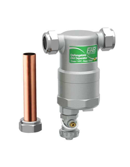 Far 2278 Séparateur de boues magnétique ultra-compact 3/4" avec raccords en ligne 2278 34