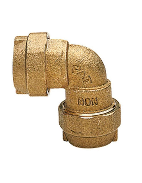 Enolgas Axo Pe double-joint brass square fitting for 2-inch pipes H0310S34