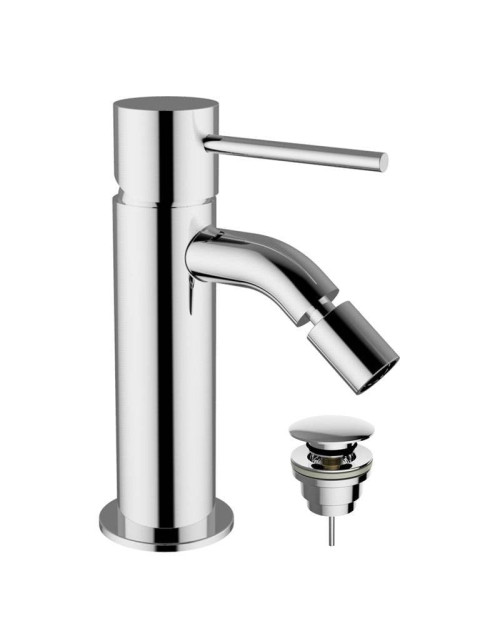 Teorema Jabil 25 Bidet Mixer with Chrome Drain